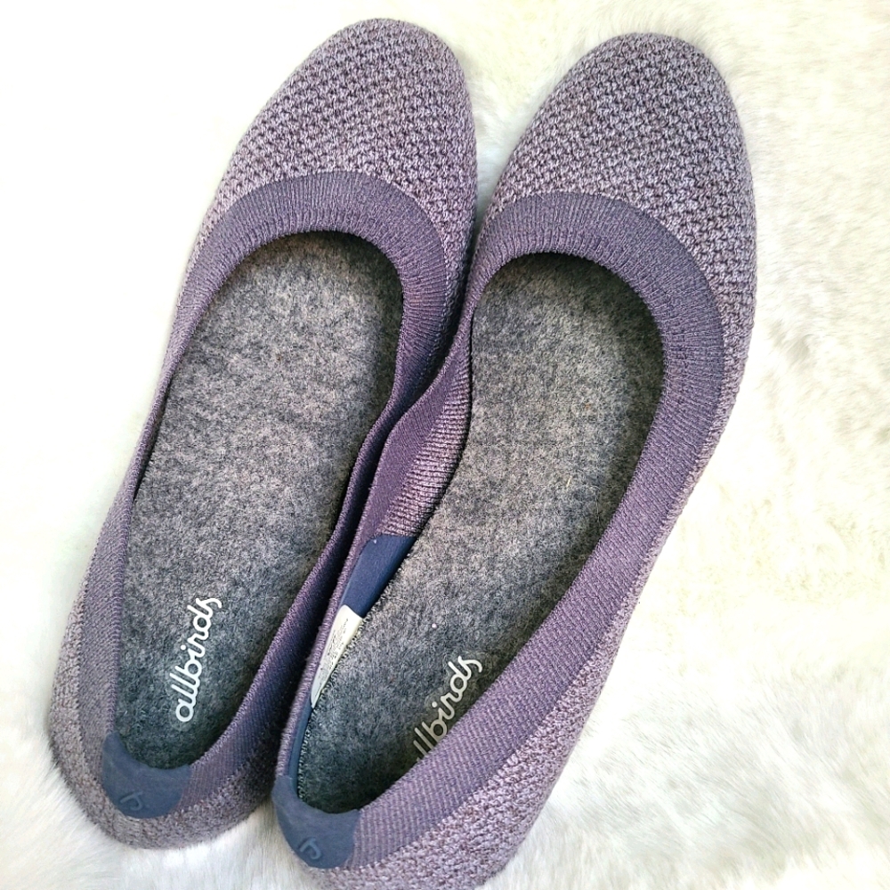LIKE NEW Allbirds Tree Breezers Dusty Purple Flats